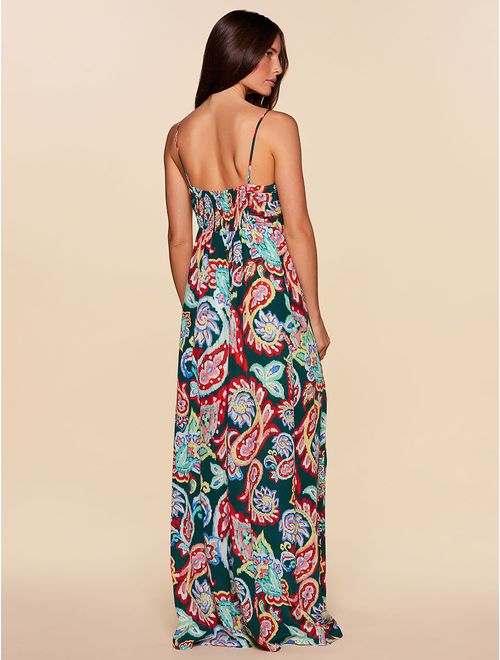 Vestido Longo Estampado Puerto