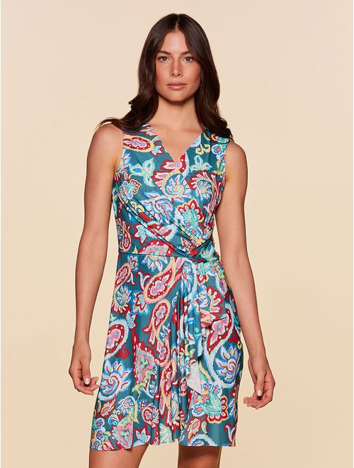Vestido Curto Estampado Puerto