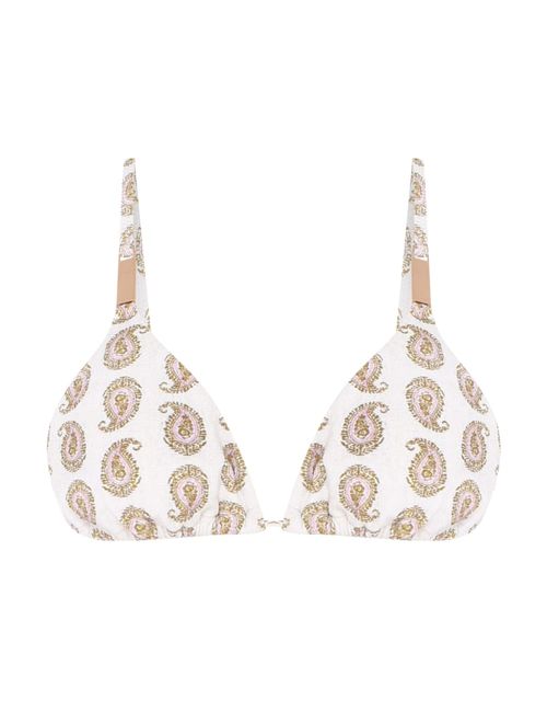 Top Cortininha Estampado Arena