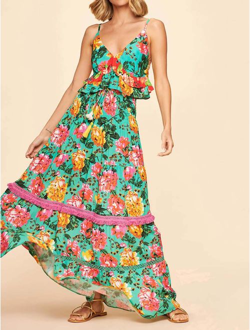 Cropped Regata Estampado Chita