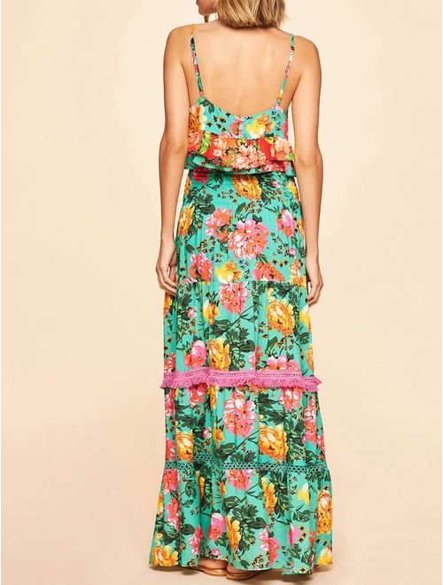 Cropped Regata Estampado Chita
