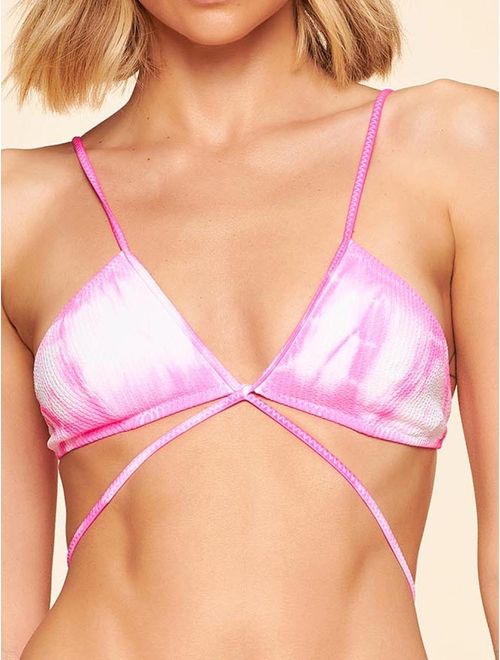 Top Cortininha Estampado Ondas