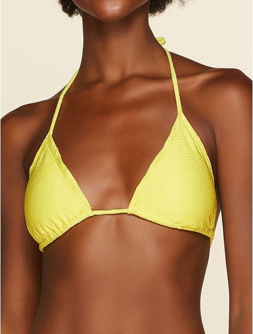 Top Cortininha Ruffle Biquíni da Sorte
