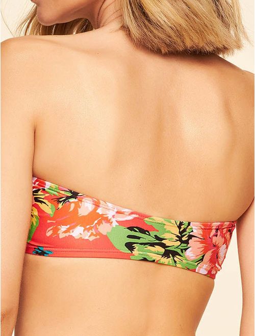 Top Faixa Estampado Chita