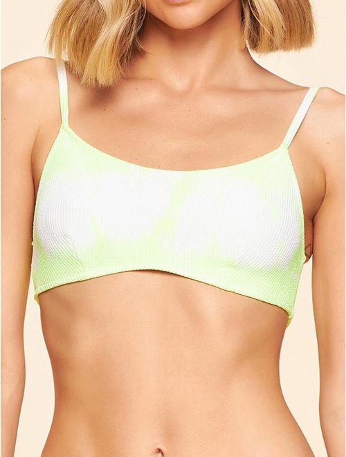 Top Faixa Estampado Ondas