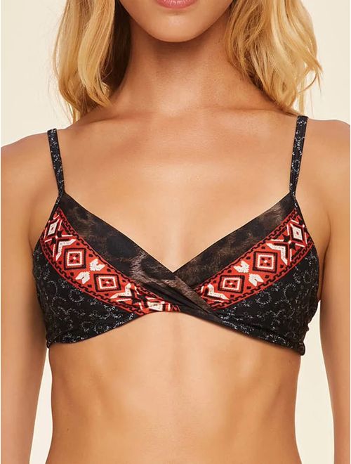 Top Meia Taça Estampado Raja