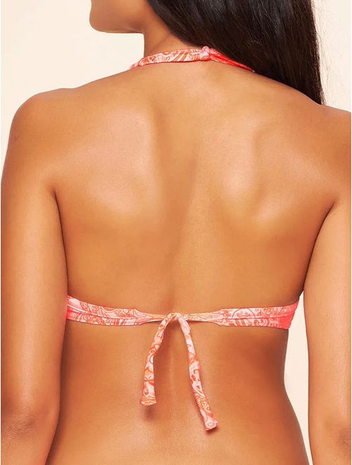 Top Meia Taça Estampado Paradise