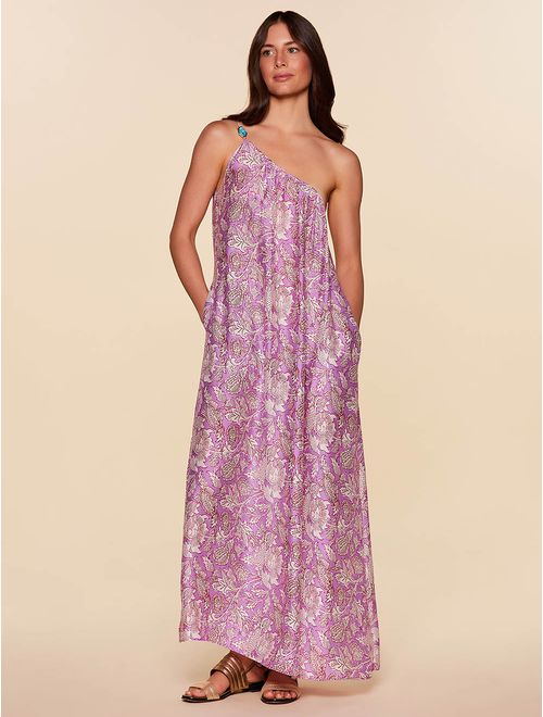 Vestido Longo com Seda Las Flores