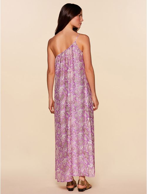 Vestido Longo com Seda Las Flores