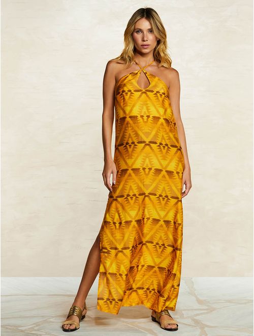 Vestido Midi Estampado Navajo