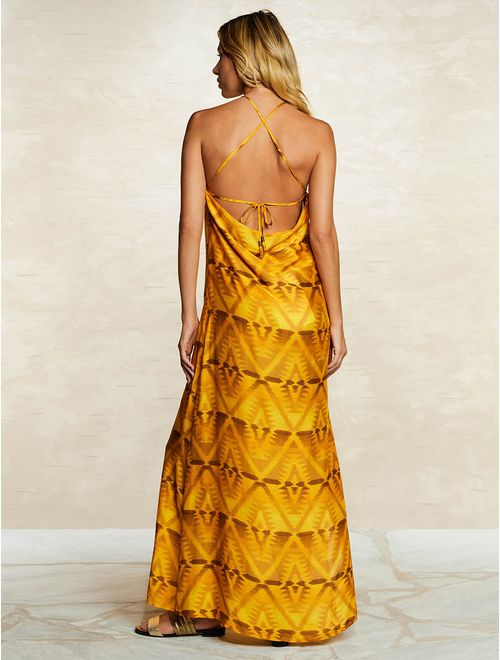 Vestido Midi Estampado Navajo