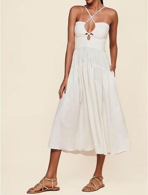 Vestido Midi Cut Out Padang
