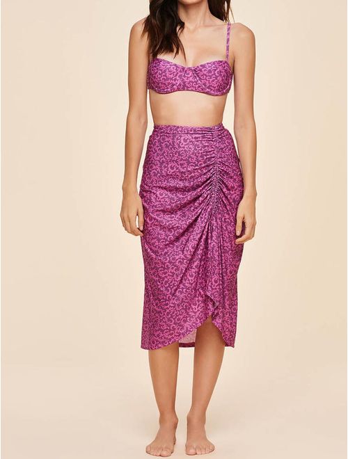 Saia Midi Estampada Lovina