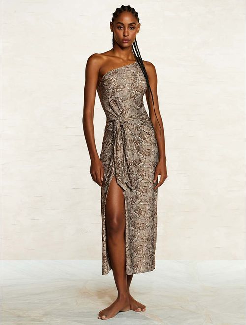 Vestido Midi Estampado Arizona