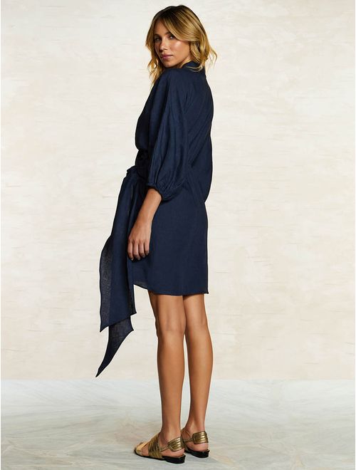 Vestido Curto em Linho Montana