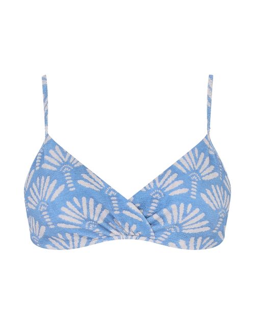 Top Meia Taça Estampado Palm