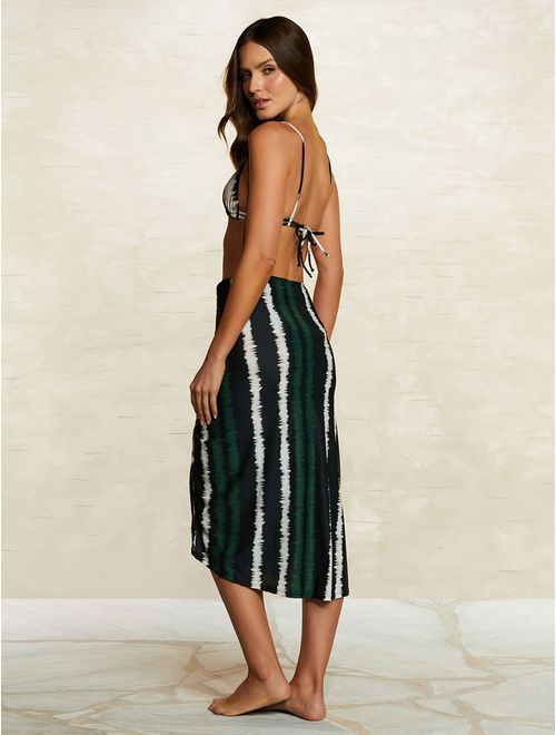 Saia Midi Estampada Native