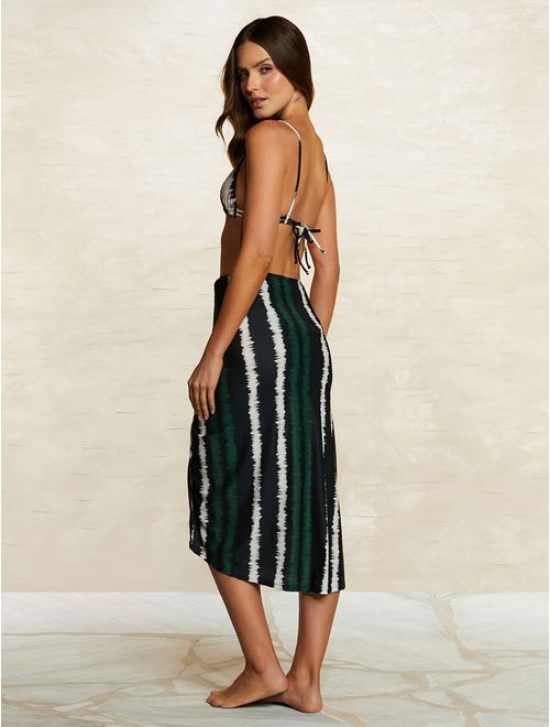 Saia Midi Estampada Native