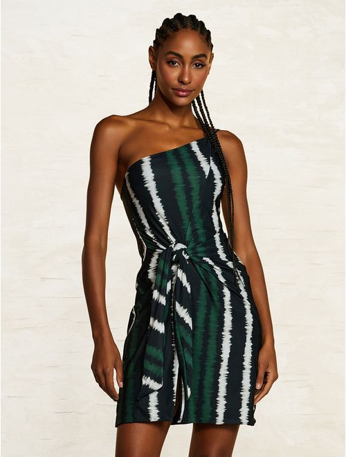 Vestido Curto Estampado Native