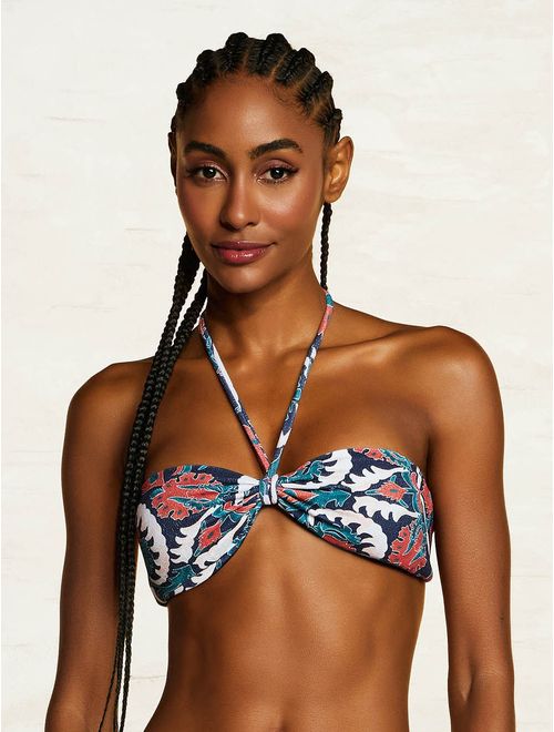 Top Frente Única Estampado Montana