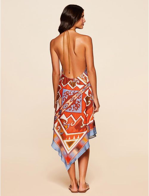 Vestido em Viscose com Seda Solanas