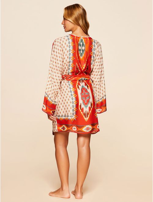 Kimono em Viscose com Seda Solanas