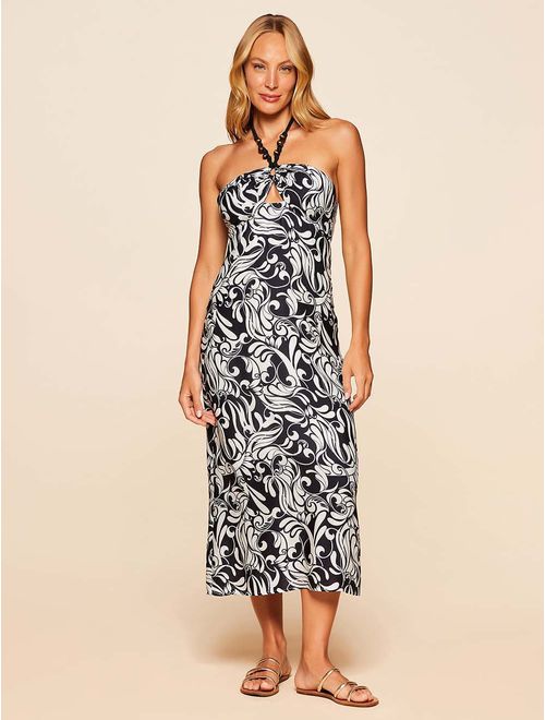 Vestido em Viscose com Seda Verano