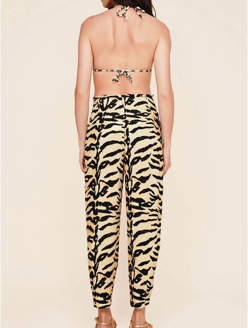 Calça Clochard Em Linho Bali