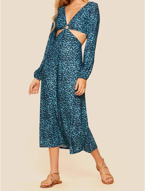 Vestido Midi Cut Out  Laguna