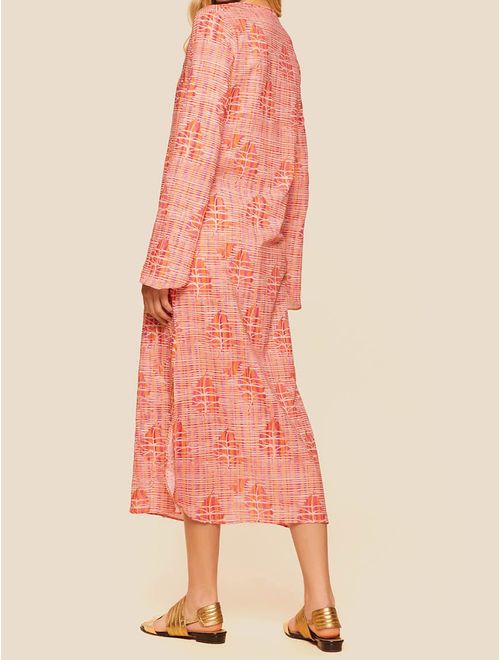 Vestido Midi Estampado Riviera