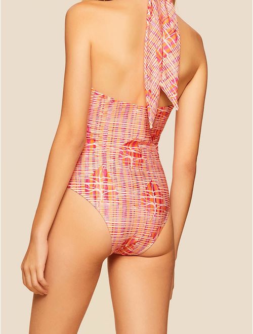 Maiô Frente Única Estampado Riviera