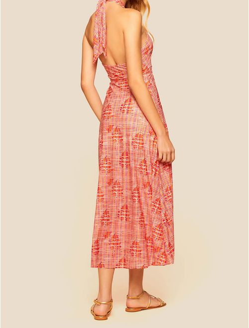 Vestido Midi Estampado Riviera