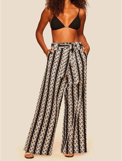 Calça Pantalona Listrada Cozumel