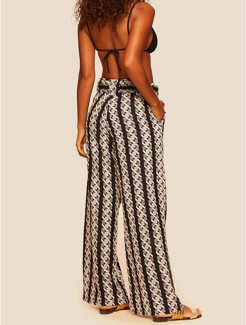 Calça Pantalona Listrada Cozumel