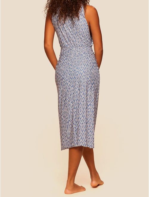 Vestido Midi Estampado Los Cabos