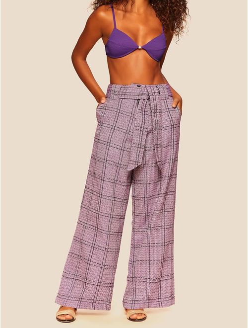 Calça Pantalona Xadrez Lisos Monterrey