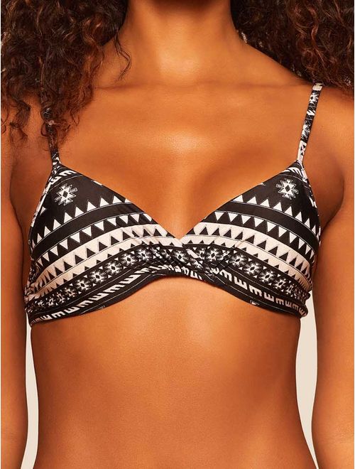 Top Meia Taça Estampado San Juan
