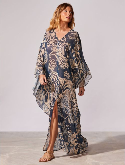 Kaftan Longo Estampado Monaco