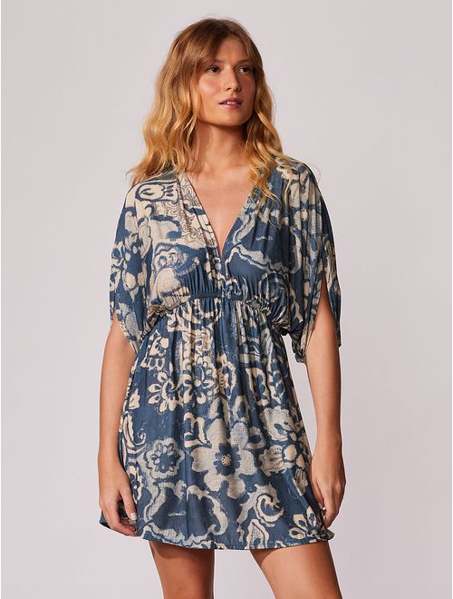 Vestido Curto Estampado Monaco