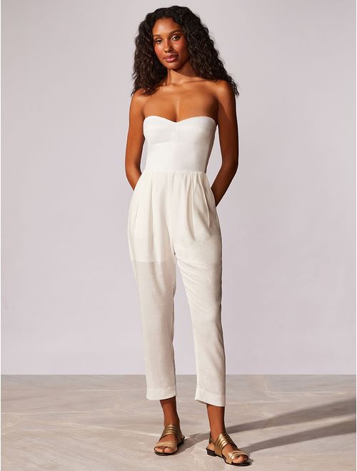 Macacão Liso com Linho Noir