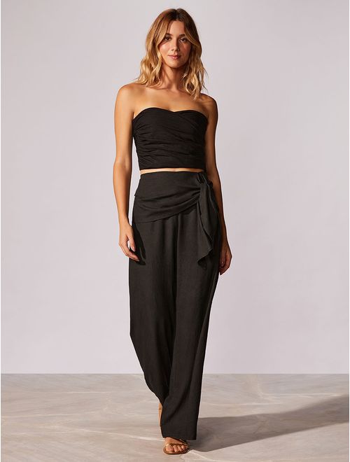 Cropped com Linho Noir