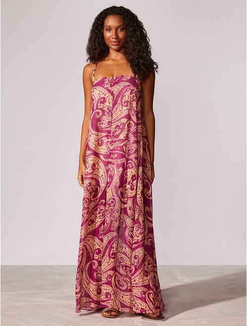 Vestido Longo Estampado Provence