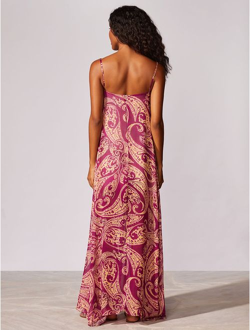 Vestido Longo Estampado Provence