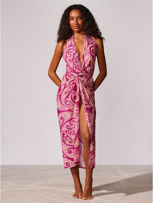 Vestido Midi Estampado Provence