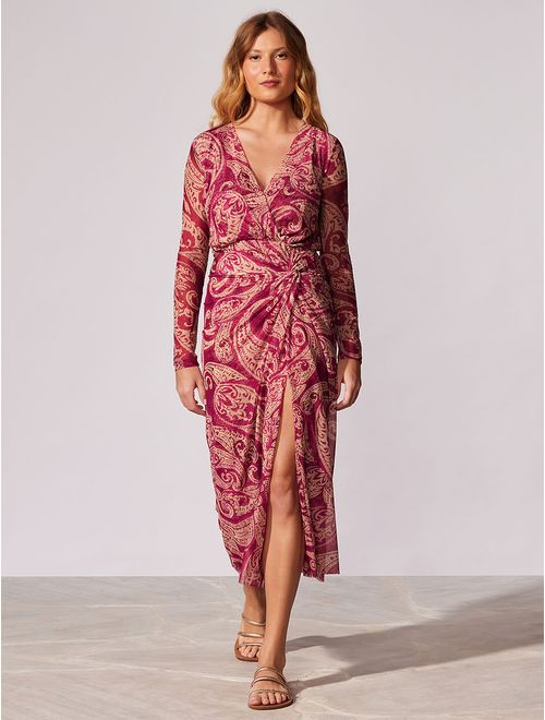Vestido Midi Estampado Provence