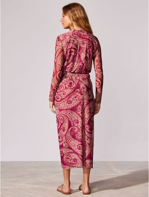 Vestido Midi Estampado Provence