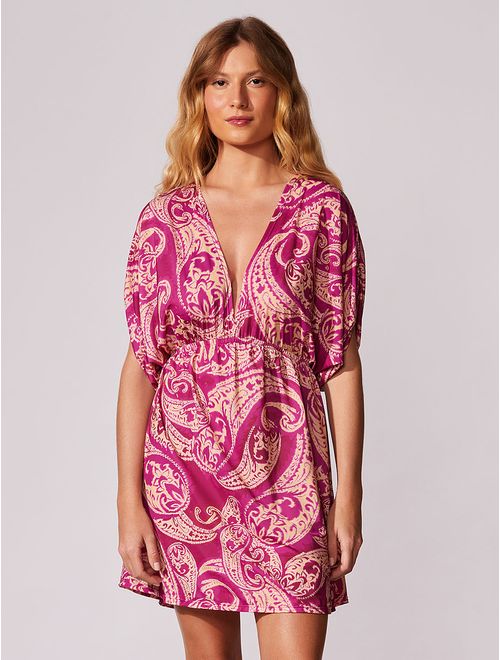 Vestido Curto Estampado Provence