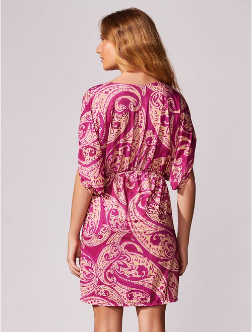 Vestido Curto Estampado Provence