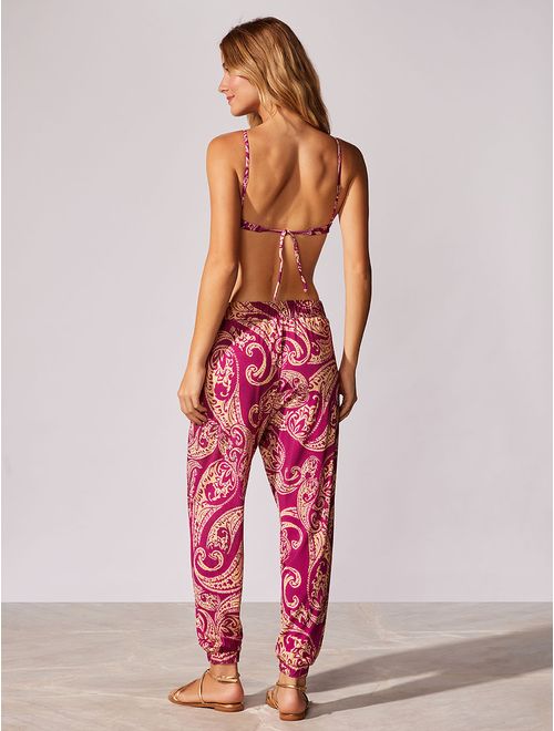 Calça Carrot Estampada Provence