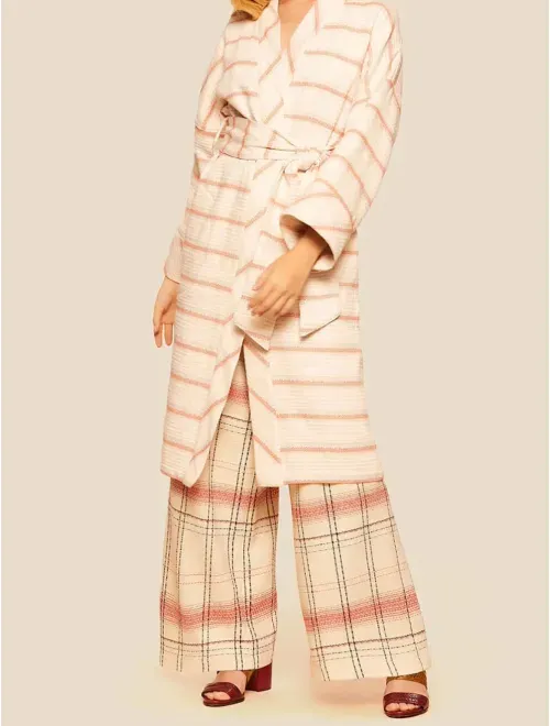 Casaco Longo + Calça Pantalona Riviera